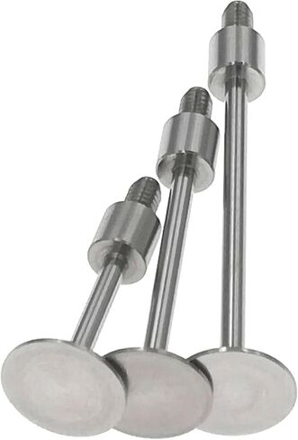 SUXING Flat Contact Points for Dial Indicator Depth 0.5mm Thickness 10 mm Diameter 4-48 UNF Thread (4-48UNF A Set) in Saudi Arabia