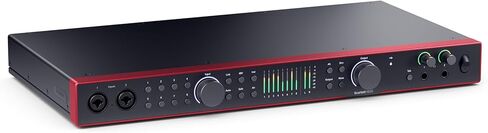 Audiosavings Bundle: Focusrite SCARLETT 18I20 4G 4th Gen 192 kHz Audio Interface Bundle with Rockville RCXFM10P-R Red 10' Female to Male REAN XLR Mic/Speaker Cable (2 Items) in Saudi Arabia