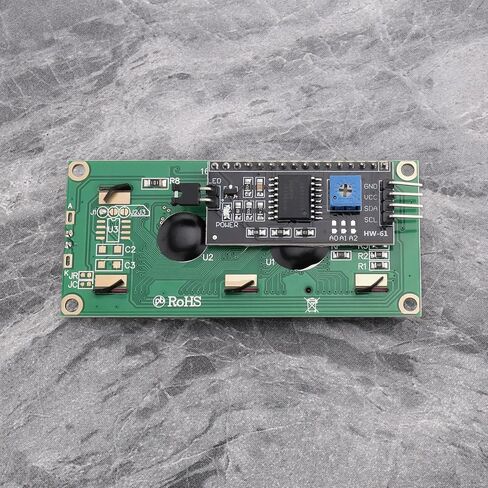Sing F Ltd 2PCS LCD1602 شاشة شاشة زرقاء مع وحدة لحام I2C واجهة DC5V LCD لوحة محول لوحة متوافقة مع الموافقة المسبقة عن علم AVR متوافق مع Raspberry Pi in Saudi Arabia