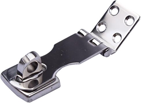 Boat Swivel Eye Locking Hasp Latch- Hardware- 3" Accessories 316 Stainless Steel in Saudi Arabia
