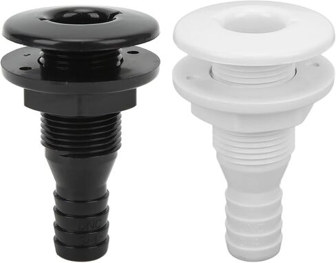 Boat Through Hull Connector 3/4in Hose Coupling Drain Scuppeer SFDS1-070-01 Thru Hull Fitting for Yacht(QRB1) in Saudi Arabia