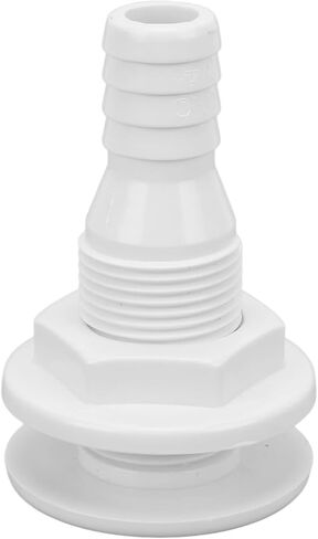 Boat Through Hull Connector 3/4in Hose Coupling Drain Scuppeer SFDS1-070-01 Thru Hull Fitting for Yacht(QRB1) in Saudi Arabia