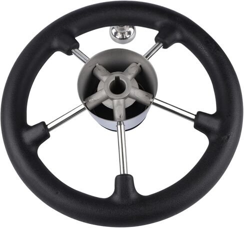 Boat Accessories 11 Inch stainless steel 5 Spoke Destroyer Steering Wheel with Black Foam(No knob) in Saudi Arabia