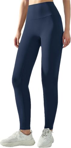 No Front Seam Leggings for Women High Waisted Tummy Control 25" Buttery Soft Gym Workout Yoga Pants in Kuwait