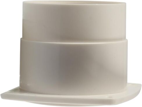 Unifizz 6-Slotted Louvered Hose Vent, 3-inch Diameter, Air Hose Thru Vent, Black ABS Plastic, Marine/Boat Ventilation in Saudi Arabia