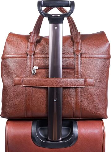 McKLEIN 17" Leather Roll Top Laptop Briefcase- EDGEFIELD in Kuwait