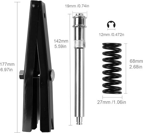 دبوس مفصل الباب العلوي الأمامي ومجموعة إصلاح جلبة + دبوس الأسطوانة + أداة زنبرك الباب ملائمة لـ GMC Yukon Suburban Tahoe Chevy C1500 C2500 C3500 K1500 K2500 K3500 in Kuwait