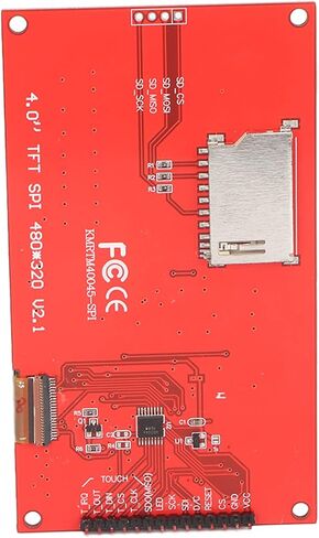 وحدة عرض LCD 4in TFT ، ILI9488 DRIVER 14PIN 480X320 HD SPI Display Module لـ DIY ، تدعم فتحة بطاقة الذاكرة واستهلاك الطاقة المنخفضة ، 3.3V إلى 5V in Saudi Arabia
