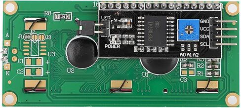 LCD Display Module, LCD Display LCD Screen 1602 LCD Display LCD Module With Adapter Board IICI2CInterface for Maker Project in Saudi Arabia