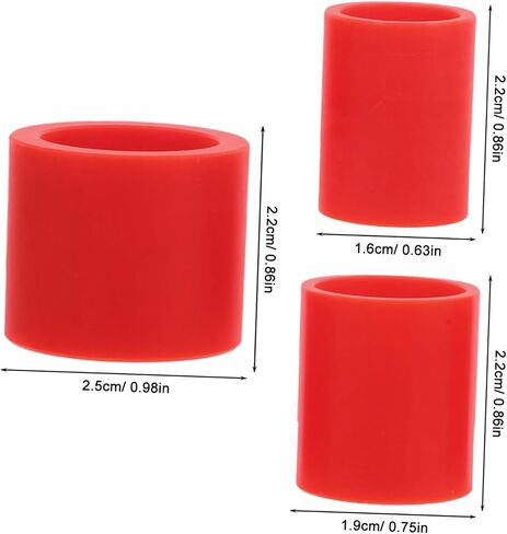 GLEAVI 3PCS ARBOR COLLET محولات لعجلات الطحن البدلاء جلبة مخفضة البلاستيك لأدوات الصنفرة متوافقة مع آلات الطحن المختلفة in Saudi Arabia
