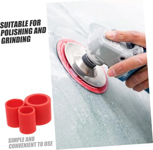 GLEAVI 3PCS ARBOR COLLET محولات لعجلات الطحن البدلاء جلبة مخفضة البلاستيك لأدوات الصنفرة متوافقة مع آلات الطحن المختلفة in Saudi Arabia