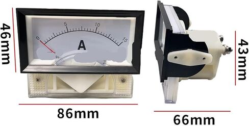 1PCS Amperemeter with Frame AC 1A-600A 69L17-A 86 * 46MM(1A) in Saudi Arabia
