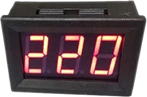 1pcs 0.36 بوصة DC 0-100V جهد ​​LED 2-3 كابل (LED أحمر ، DC 0-100V 3Cable) in Saudi Arabia