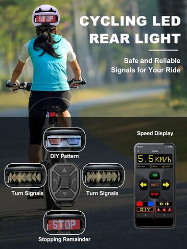 خوذة الدراجة للنساء للرجال البالغين ، خوذة الدراجات مع شاشة LED ، خوذة Ebike مع عن بُعد وتطبيق ، خوذات ركوب الدراجات مع إشارات المنعطفات ، الضوء الخلفي ، صورة DIY ، خوذات الدراجة الرجالية تتناسب مع 22-24in in Kuwait