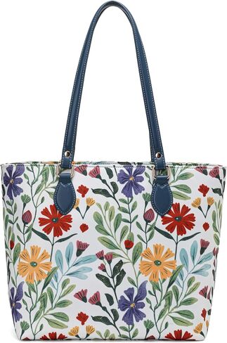 Tote bags for women, tote purse, nylon tote bag, with zipper and pockets, waterproof in Saudi Arabia