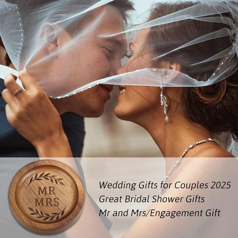 Wooden Ring Dish 5 Year Anniversary Wood Gift for Him Her, 5th Wooden Gifts for Wife Husband, 5 Year Marriage Presents Anniversary for Couple, Fifth Anniversay Present for Women Men in Saudi Arabia