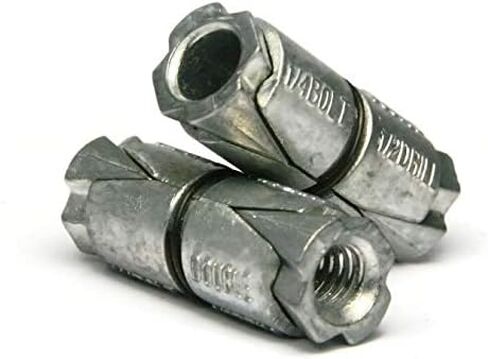 Zinc Plated Double Expansion Shield Anchors 1/4" x 1-5/16" Qty 25 in Saudi Arabia