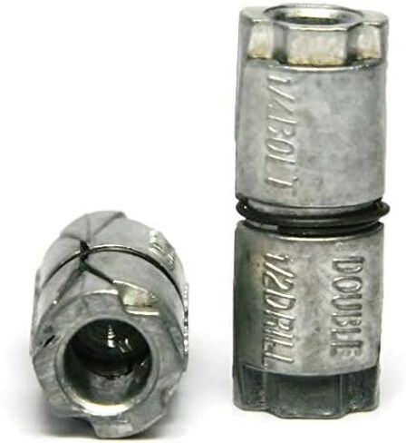 Zinc Plated Double Expansion Shield Anchors 1/4" x 1-5/16" Qty 25 in Saudi Arabia