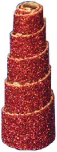 Full-Taper Spiral Cartridge Rolls (3/8" Dia x 1-1/2"L, 120 Grit, 50 Pk) in Kuwait