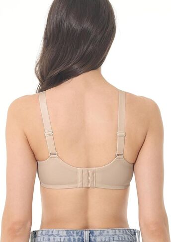 Women's Lace Unpadded Minimizer Push Up Underwire Bra Full Coverage Everyday Bra for Plus Size Big Bust in Saudi Arabia