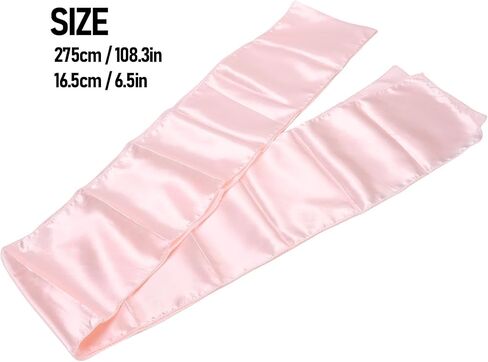 12Pcs Silky Chair Bow Ties, Easy to Care Smooth and Lustrous Fabric Multi Purpose Use Sashes Bows for Satin Chairs Cover Accessories in Saudi Arabia