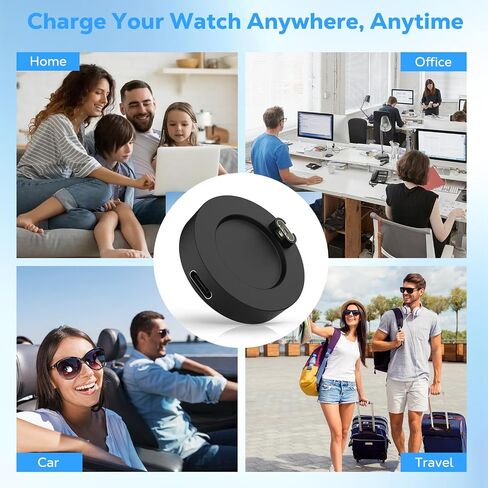 محول شاحن Moko USB C لـ Garmin Fenix ​​8/7/7 Pro/7S/7x/7x Pro/6/6x/6S/5/5 Plus/5x/5x Plus/5S/Forerunner 970/965/945/غريزة ، قم بمحطة كابل شحن النوع C ، الأسود in Saudi Arabia