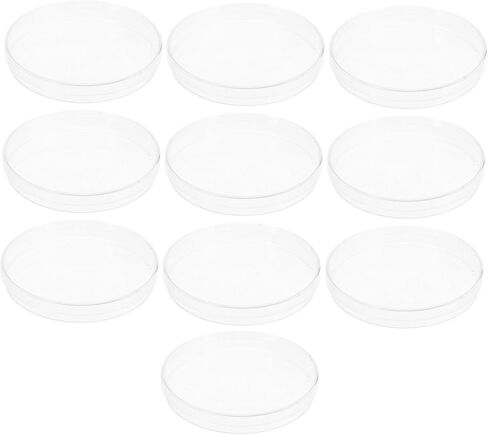 Cabilock 10pcs لوحات خلايا Cabilock 10pcs لاستخدام تعليمي مختبري التصميم الشفاف غير القابل لتشويه لمراقبة سهلة العينة in Kuwait