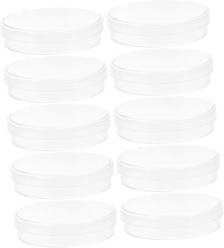 Cabilock 10pcs لوحات خلايا Cabilock 10pcs لاستخدام تعليمي مختبري التصميم الشفاف غير القابل لتشويه لمراقبة سهلة العينة in Saudi Arabia