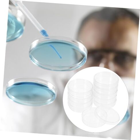 Cabilock 10pcs لوحات خلايا Cabilock 10pcs لاستخدام تعليمي مختبري التصميم الشفاف غير القابل لتشويه لمراقبة سهلة العينة in Saudi Arabia