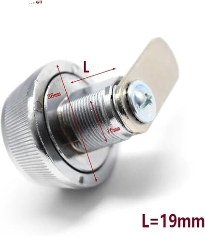 أرقام تركيبة درج قفل كلمة مرور قفل كام كام لوكس مربع الأداة صندوق بريد MMS254 1pcs (L 19mm) in Kuwait
