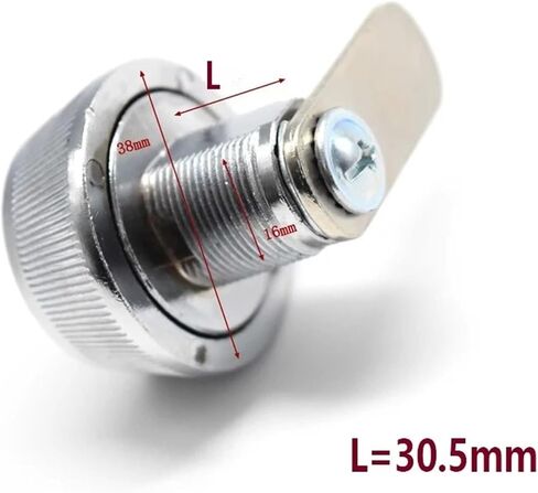 أرقام تركيبة درج قفل كلمة مرور قفل كام كام لوكس مربع الأداة صندوق بريد MMS254 1pcs (L 19mm) in Kuwait