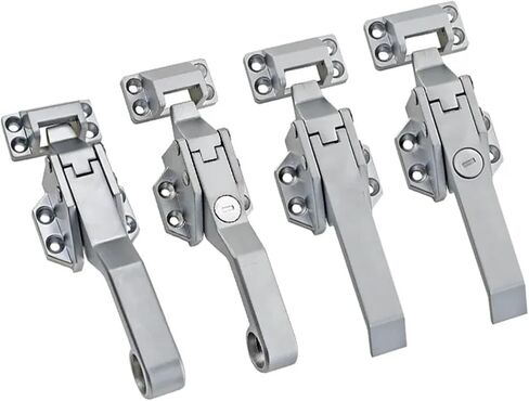 Zinc Alloy Vacuum Tight Closing Handle for Refrigerated Garage Door Hinge for Refrigerated Storage Industry Heavy Hinge 1Pcs(Exposed no Lock) in Saudi Arabia
