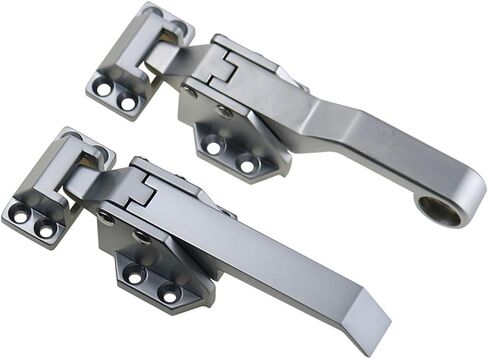 Zinc Alloy Vacuum Tight Closing Handle for Refrigerated Garage Door Hinge for Refrigerated Storage Industry Heavy Hinge 1Pcs(Exposed no Lock) in Saudi Arabia