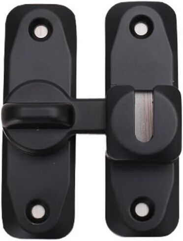 90°/180° Buckle Door Buckle Sliding Door Latch Sliding Door Lock Buckle Hasp Door Bolt Free Punching 1Pcs(Gold) in Saudi Arabia