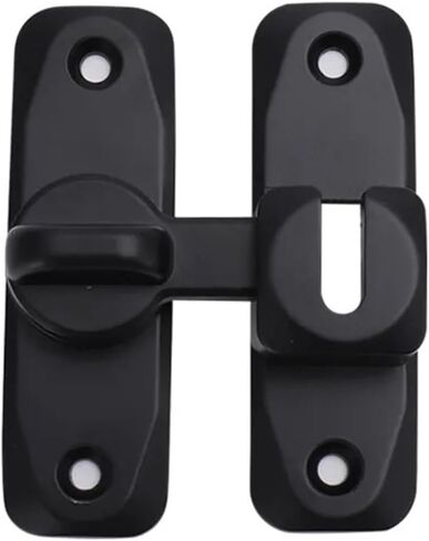90°/180° Buckle Door Buckle Sliding Door Latch Sliding Door Lock Buckle Hasp Door Bolt Free Punching 1Pcs(Gold) in Saudi Arabia