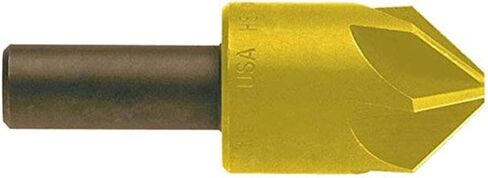 KEO 55546-TIN CO 6FLT SK CONTERSINKS ، 0.5 "قطر القطع ، زاوية 90 درجة ، 2" طول القطع ، قطر ساق 3/8 "، 2" الطول ، الكوبالت ، طلاء القصدير ، 1/2 "(حزمة 6) in Saudi Arabia