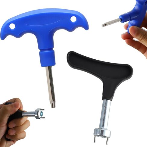 panthra 2pcs Spike Wrench for Golf Shoes, Golf Spike Tool, Strong and Durable, Not Easy to Break or Deform, Comfortable Grip, Easy to Grasp, Easy Replacement of Studs in Saudi Arabia