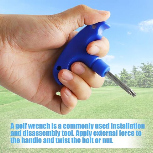 panthra 2pcs Spike Wrench for Golf Shoes, Golf Spike Tool, Strong and Durable, Not Easy to Break or Deform, Comfortable Grip, Easy to Grasp, Easy Replacement of Studs in Saudi Arabia