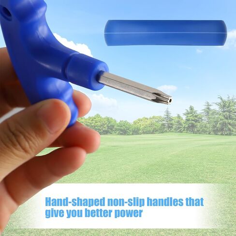 panthra 2pcs Spike Wrench for Golf Shoes, Golf Spike Tool, Strong and Durable, Not Easy to Break or Deform, Comfortable Grip, Easy to Grasp, Easy Replacement of Studs in Saudi Arabia