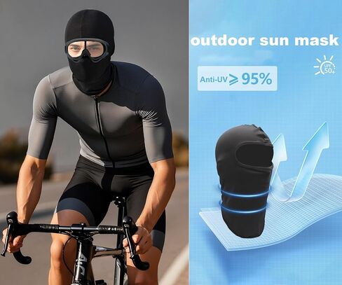 ركوب الدراجات الرياضية نظارات موتوكروس ركوب المشي لمسافات طويلة مع قناع بالاكلافا حماية الأشعة فوق البنفسجية الصيف تبريد العنق الرجال الرجال in Kuwait