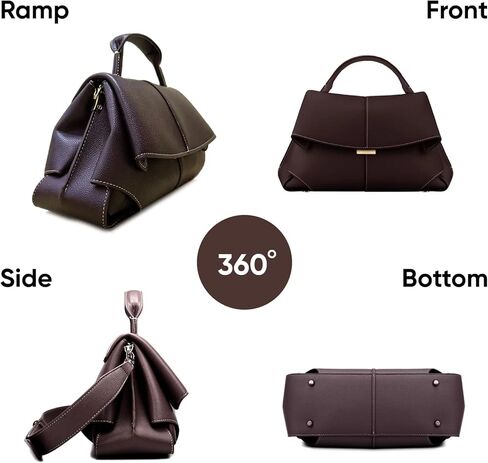 حقائب اليد الفاخرة للنساء جلدية حقيبة وأكياس مصممة المقبض الأعلى in Kuwait