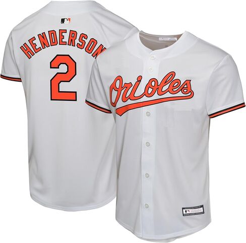 Gunnar Henderson Baltimore Orioles MLB Kids Youth 8-20 White Home Player Jersey in Saudi Arabia