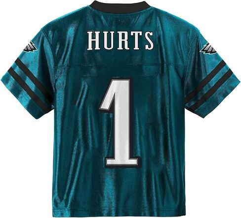Jalen Hurts Philadelphia Eagles Green #1 NFL Infant Toddler Name and Number Team Color Home Player Football Jersey in Saudi Arabia