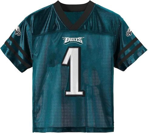 Jalen Hurts Philadelphia Eagles Green #1 NFL Infant Toddler Name and Number Team Color Home Player Football Jersey in Saudi Arabia