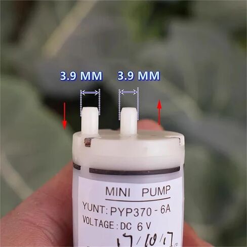 PYP370-6A DC 5V 6V Small 370 Motor Diaphragm Pump Pracuum Air Oxygen Pump Mini Mini Press Press in Saudi Arabia