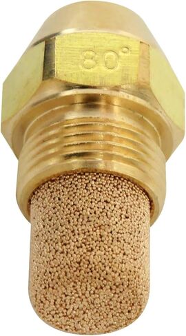 Upgraded New for Delavan .65GPH-80 Spray Nozzle, 80° Wide Spray Angle, 0.65 GPH Flow Rate, Low-Noise Combustion for Residential & Industrial Oil Burners in Kuwait