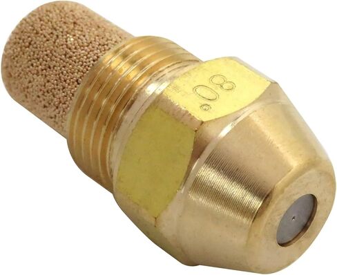 Upgraded New for Delavan .65GPH-80 Spray Nozzle, 80° Wide Spray Angle, 0.65 GPH Flow Rate, Low-Noise Combustion for Residential & Industrial Oil Burners in Kuwait