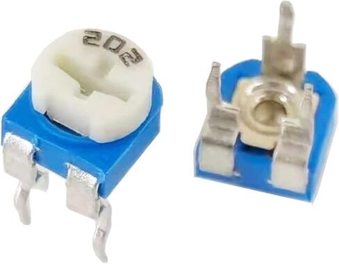 20pcs RM065 Trimmer Potentiometer Variable Resistor 100R-1M Ohm 3 Pin DIP Adjustable Precision Potentiometer for Electronics DIY Projects (5K-Ohm) in Saudi Arabia