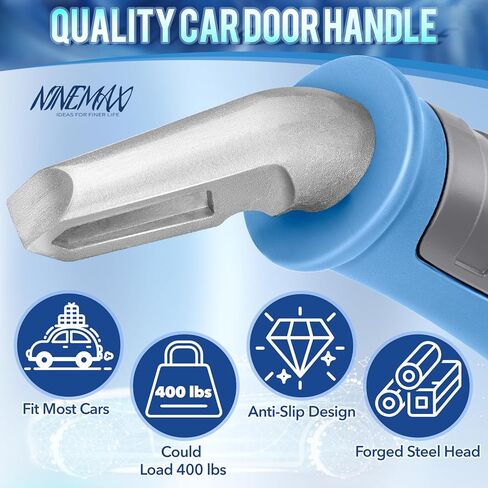 NINEMAX Car Door Handle for Elderly Car Handle Assist Support, Auto Grab Handles, Portable Car Door Handle for Seniors & Handicapped in Kuwait