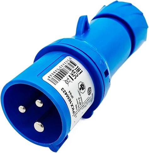 PKF16G423 three-core 16A concealed straight industrial socket 200-250V 2P+E(Plug) in Kuwait